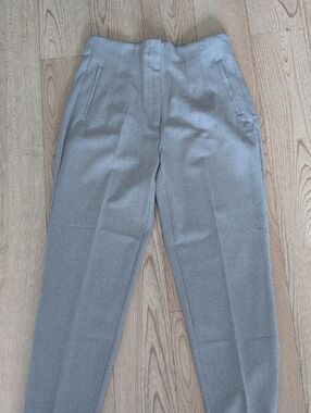 Zara Gray Tailored Dress Trousers